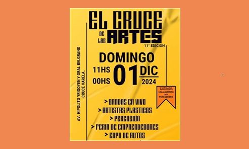 11ª Edición de “El Cruce de las Artes" - Valentina Farías integrante de Socio Solidario